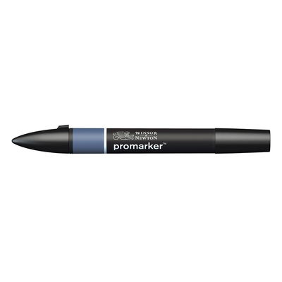 Winsor & Newton Promarker Midnight Blue B624 marker med dubbelspets frilagd på vit bakgrund