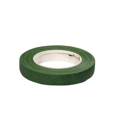 Floristtejp brun 12 mm × 27,5 m Grön floristtejp 12 mm × 27,5 m för kransar, buketter och blomsterarrangemang