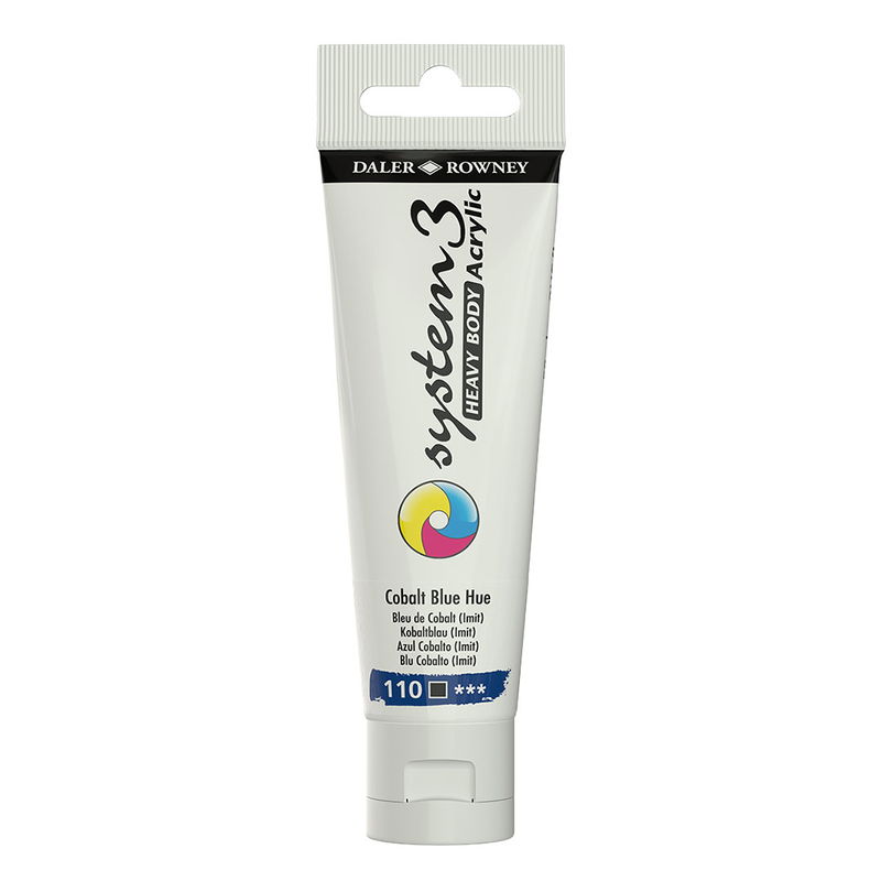 System3 Heavy Body akrylfärg Cobalt Blue Hue 110 i tub