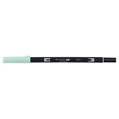 Vattenbaserad penna med två spetsar, en fineliner och en penselspets, Tombow ABT Dual Alice Blue