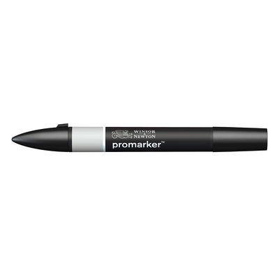 Winsor & Newton Promarker Cool Grey 3 CG3 marker med dubbelspets frilagd på vit bakgrund