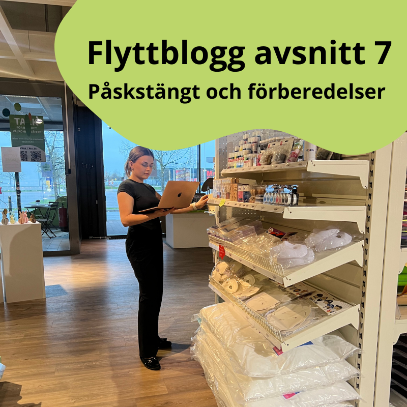 Flyttblogg - Avsnitt 7 - Påskstängt och förberedelser!
