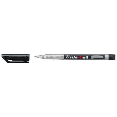 STABILO Write-4-all svart permanentpenna 0,4 mm med kork
