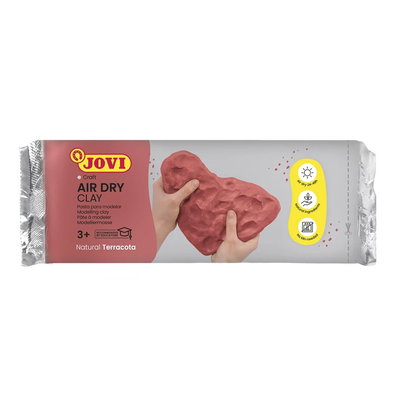 Förpackning av Jovi Air Dry Clay Stone Terrakotta 250 g lufttorkande lera
