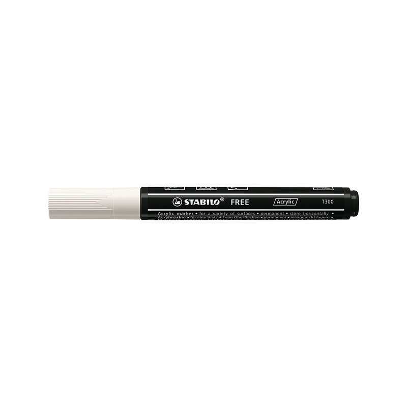 TABILO FREE Acrylic Marker T300 White