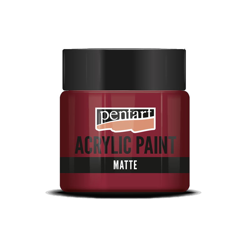 Matt akrylfärg Red Wine, 50 ml, Pentart Acrylic