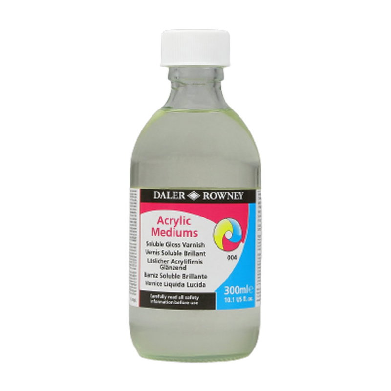 Daler-Rowney System3 Acrylic Gloss Soluble Varnish 300 ml