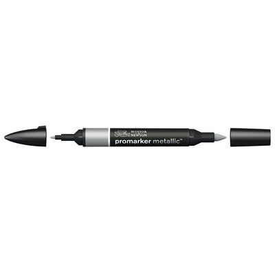 Winsor & Newton Promarker MT SIL marker med bred snedskuren spets och smal rund spets
