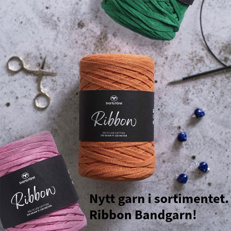 Ribbon bandgarn - hållbart, mångsidigt och riktigt kul att jobba med