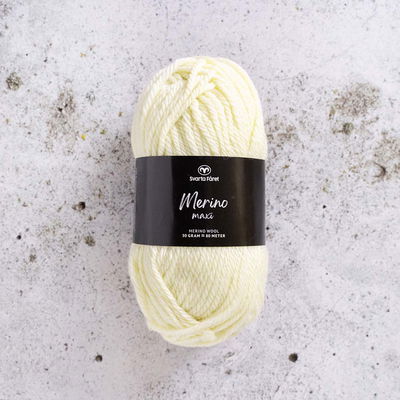 Svarta Fåret Merino Maxi Vanilla Chiffon garn 50 g