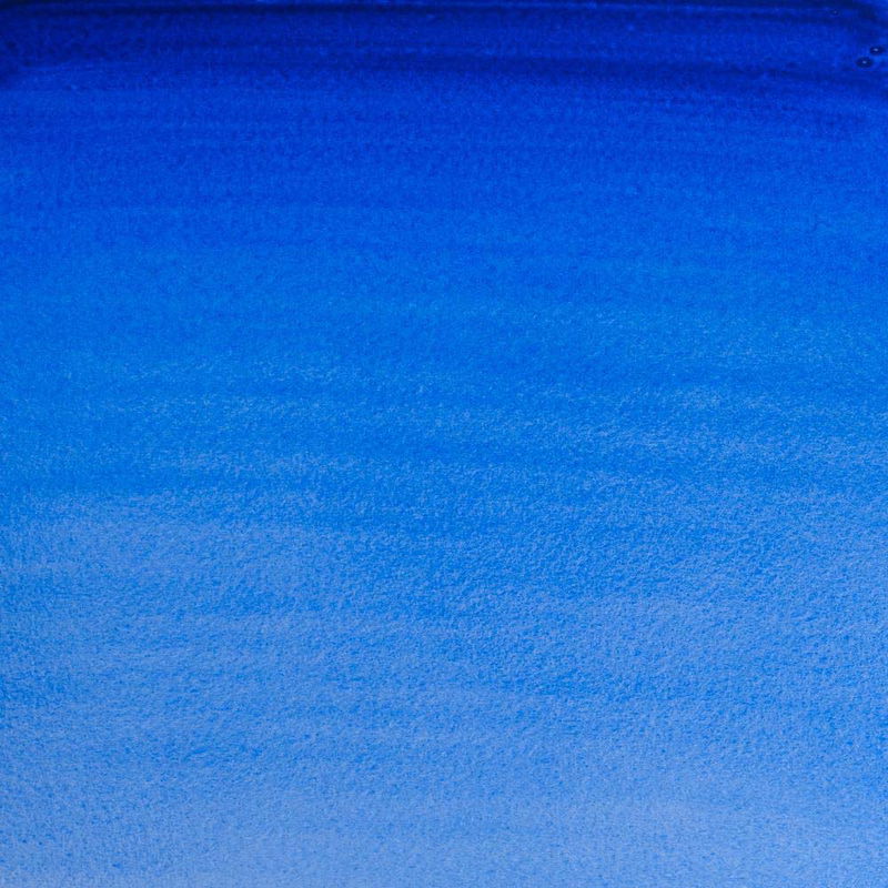 Färgprov av Winsor & Newton Professional Water colour Ultramarine (Green Shade)