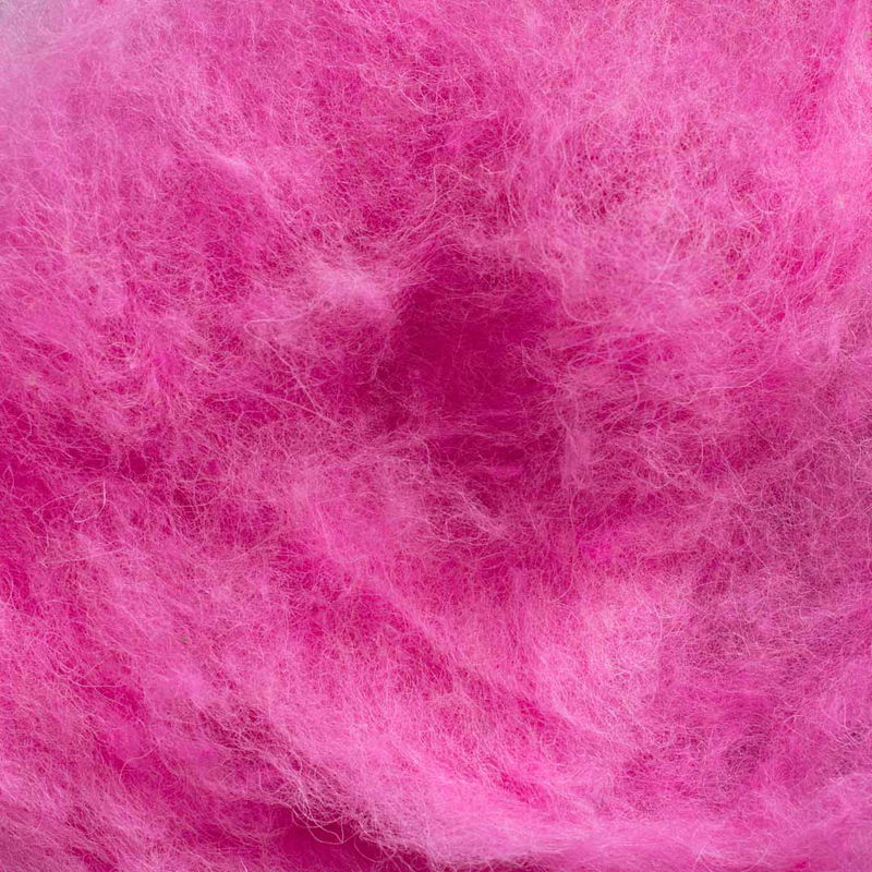 Tovull Rosa 100% kardad ull 250 g. Ull till tovning och filtning