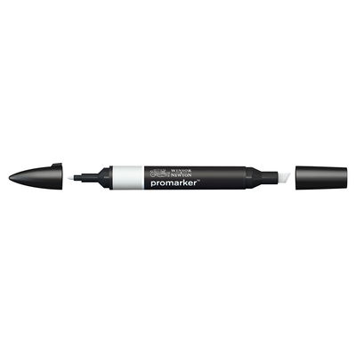 Winsor & Newton Promarker Ice Grey 1 IG1 marker med bred snedskuren spets och smal rund spets