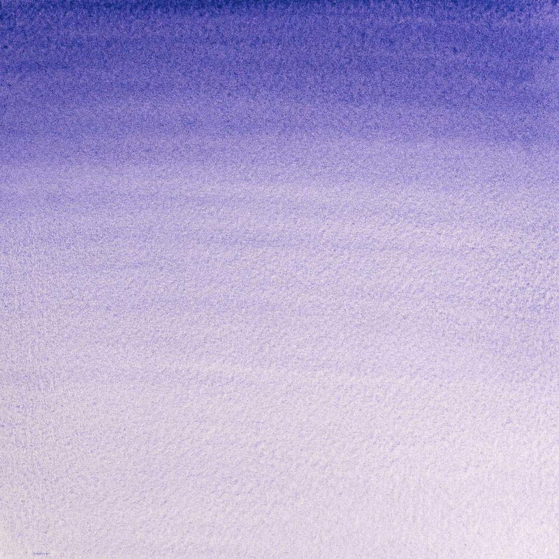 Färgprov av Winsor & Newton Professional Water colour Ultramarine Violet