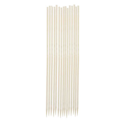 Förpackning med 100 blompinnar i bambu, 15 cm långa och 3 mm i diameter, spetsig på ena sidan