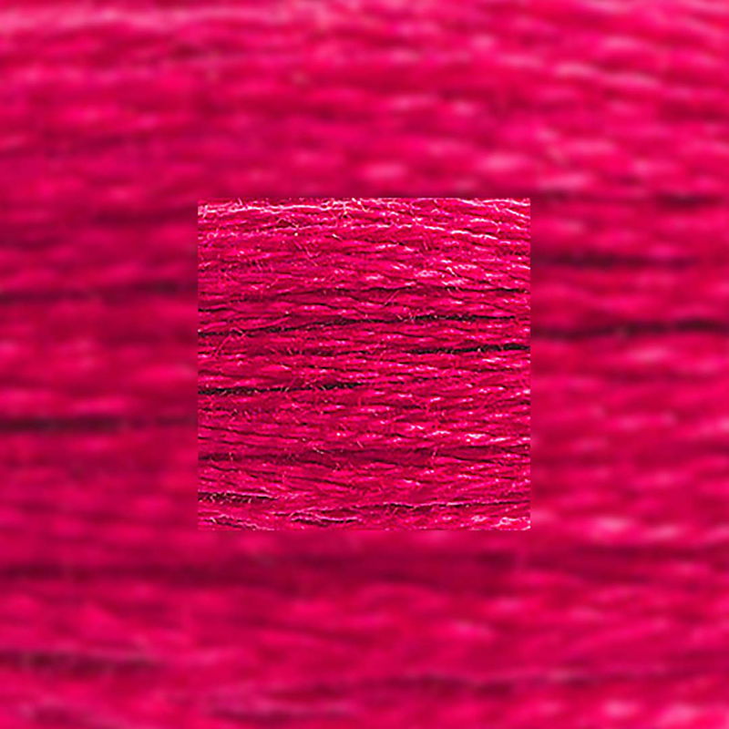 Närbild av separerbara 6 trådar bomull Medium Red 304