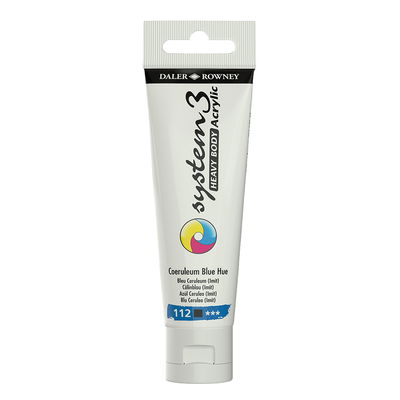 System3 Heavy Body akrylfärg Coeruleum Blue Hue 112 i tub