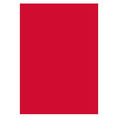 Röd färgad kartong 50x70cm 300g till hobby- och pysselprojekt