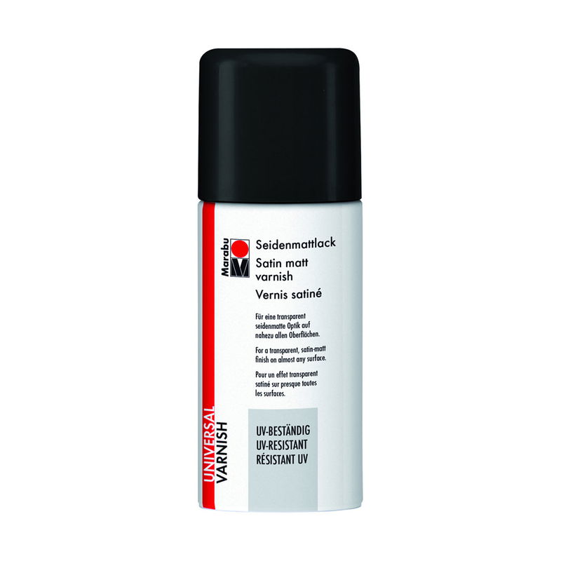 Marabu Klarlack Spray Satin 150 ml för skydd av målningar och ytor