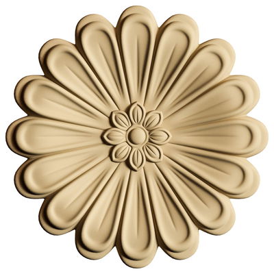 Flexible Wood, Flower Sphere. Dekorativa träornament av böjbart trä