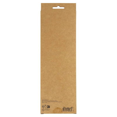 Baksida förpackning vita piprensare 30 cm