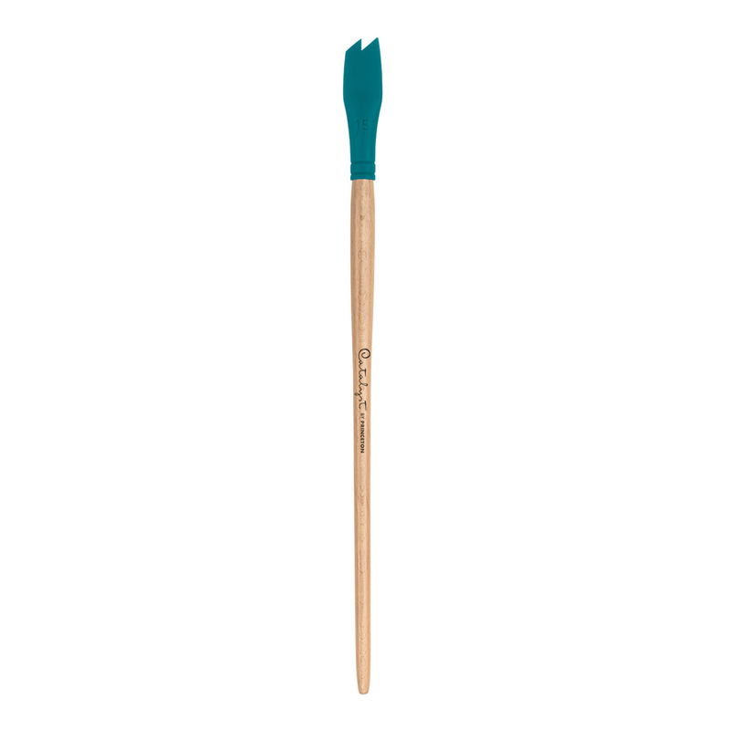 Princeton Catalyst Silicone blade, silikonverktyg på trähandtag till konst, lera och livsmedel, No. 2, Size 15