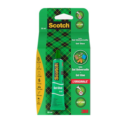 Scotch® Gel Universallim 30 ml. Klart allroundlim i förpackning