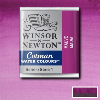 Winsor & Newton Cotman akvarellfärg halvkopp, Mauve