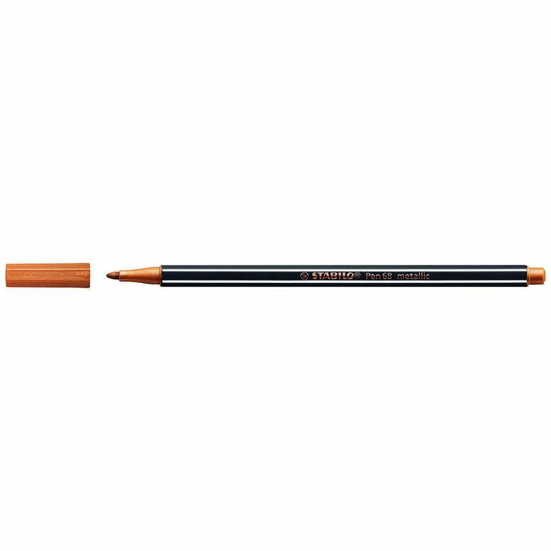 Metallisk fiberspetspenna Stabilo Pen 68 i Koppar