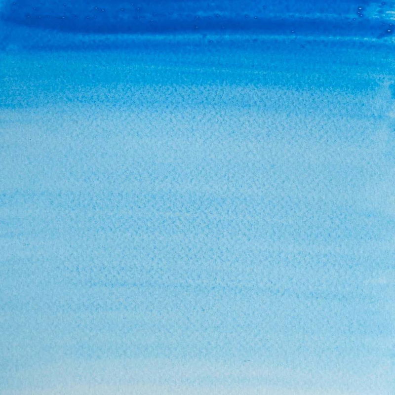 Färgprov av Winsor & Newton Professional Water colour Manganese Blue Hue