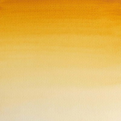Färgprov av Winsor & Newton Professional Water colour Raw Sienna
