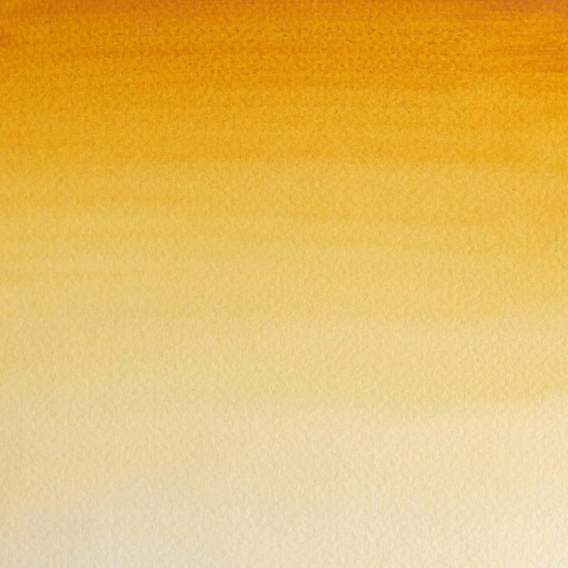Färgprov av Winsor & Newton Professional Water colour Raw Sienna