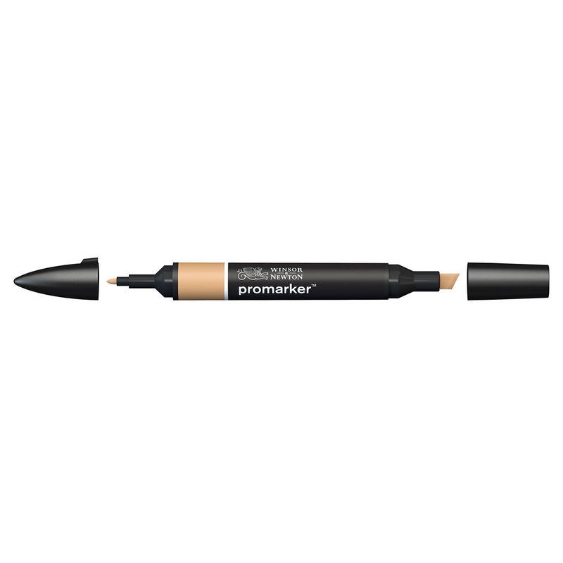 Winsor & Newton Promarker Cinnamon O427 marker med bred snedskuren spets och smal rund spets