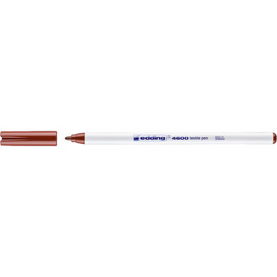 Textilpenna brun Textilpenna med 1 mm spets. Tvättbar i 60 grader. Färg: Brun