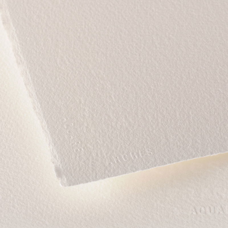 Arches akvarellpapper 56x76 cm grov gräng, neutral white 300 gram