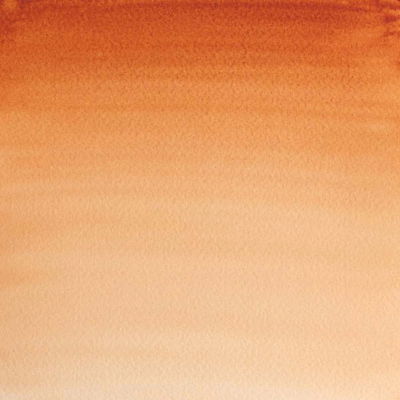 Färgprov av Winsor & Newton Professional Water colour Burnt Sienna