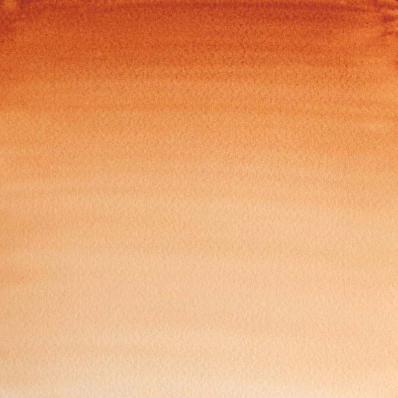 Färgprov av Winsor & Newton Professional Water colour Burnt Sienna