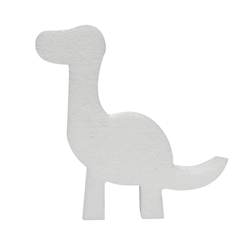 Dinosaurie av frigolit till lek, pyssel och barn