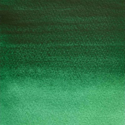 Färgprov av Winsor & Newton Professional Water colour Viridian Hue