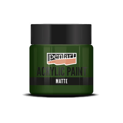 Matt akrylfärg Pine Green, 50 ml, Pentart Acrylic