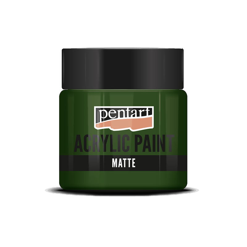 Matt akrylfärg Pine Green, 50 ml, Pentart Acrylic