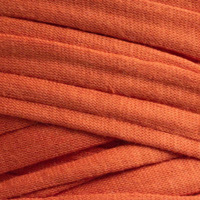 Färg- och textur Zpagetti T-shirtgarn orange nyans
