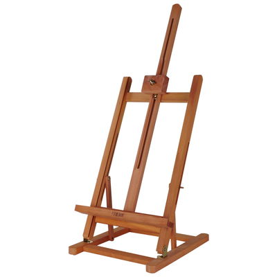 Bordsstaffli 643 stabilt prisvärt staffli tillverkat av bokträ. Höjd 88-108, max dukhöjd 56 cm
