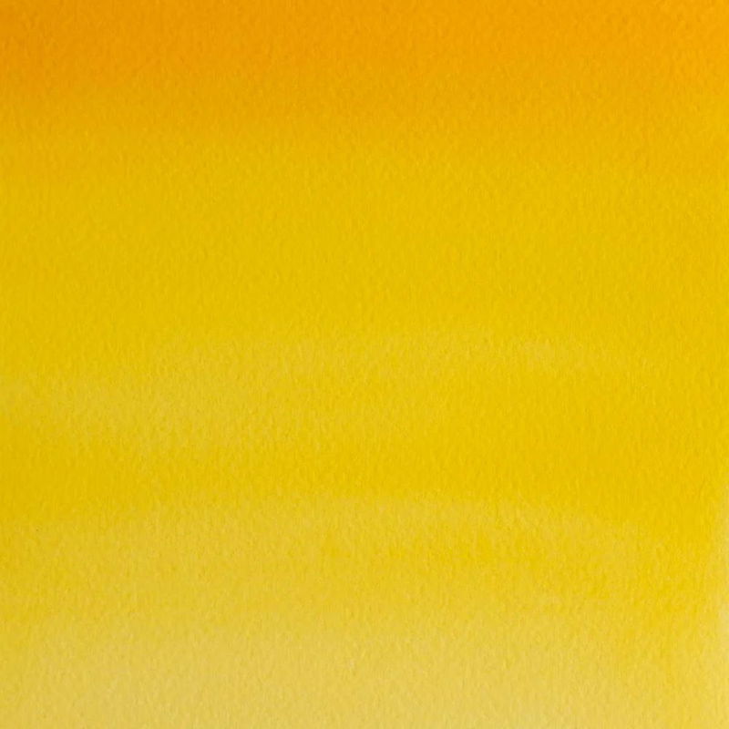 Färgprov av Winsor & Newton Professional Water colour Cadmium Yellow
