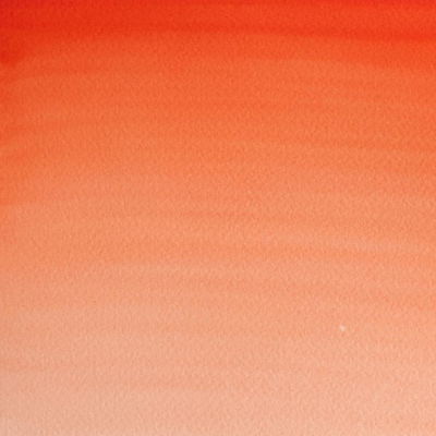 Färgprov (swatch) Cotman akvarellfärg Cadmium Red Pale Hue