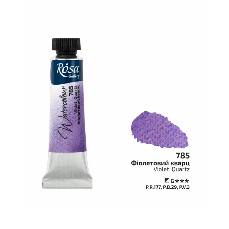 Violet Quartz 785 akvarellfärg i tub 10 ml från ROSA Gallery Fine Art
