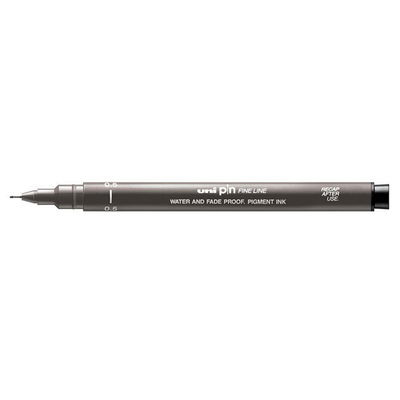 Dark Grey 0,5 mm uni-pin fineliner, 0,5 Dark Grey. Ljusäkta och vattenresistent.