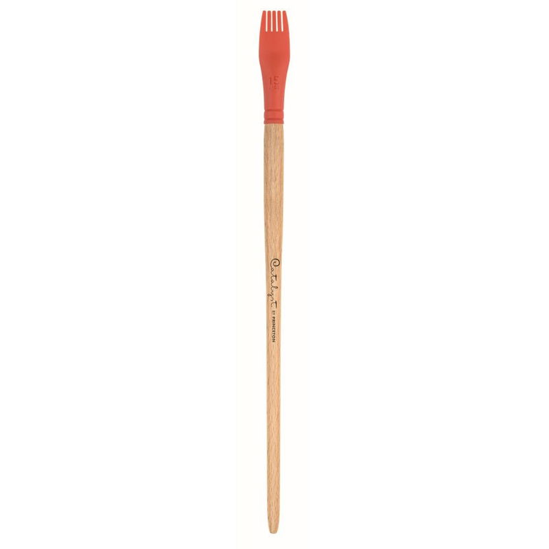 Princeton Catalyst Silicone blade, silikonverktyg på trähandtag till konst, lera och livsmedel, No. 5, Size 15