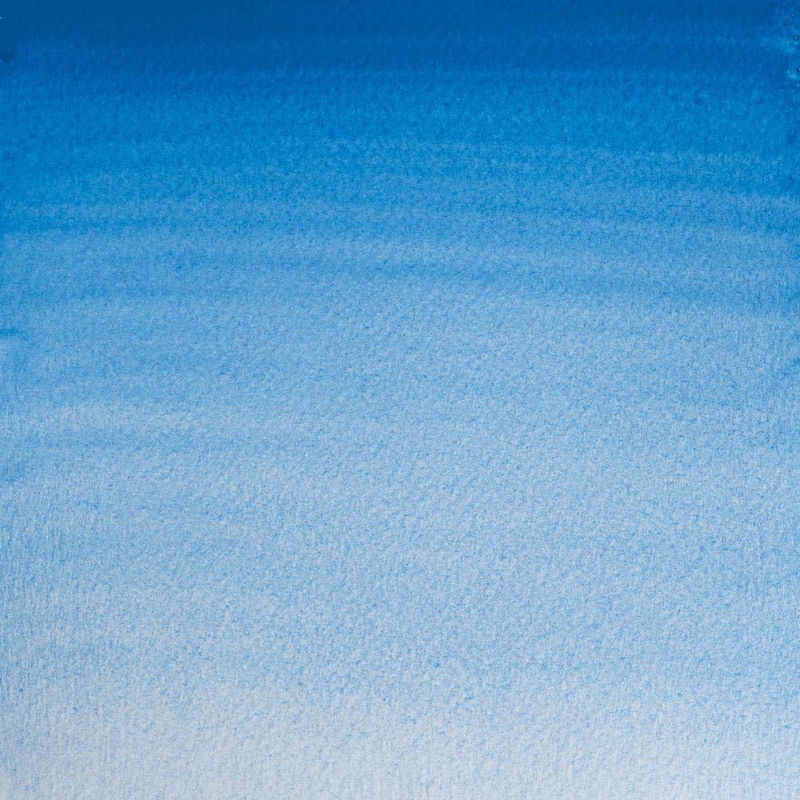 Färgprov av Winsor & Newton Professional Water colour Cerulean Blue
