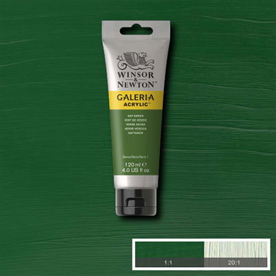 Galeria Sap Green Tub med 120 ml akrylfärg. Winsor & Newton Galeria Sap Green